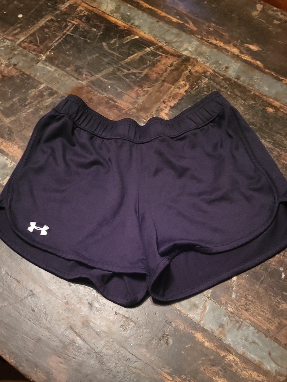 Under Armour Black Blue Women's Athletic Shorts